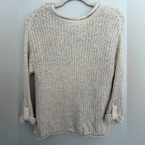 Anthropologie Speckled Knit Sweater - Picture 8 of 9